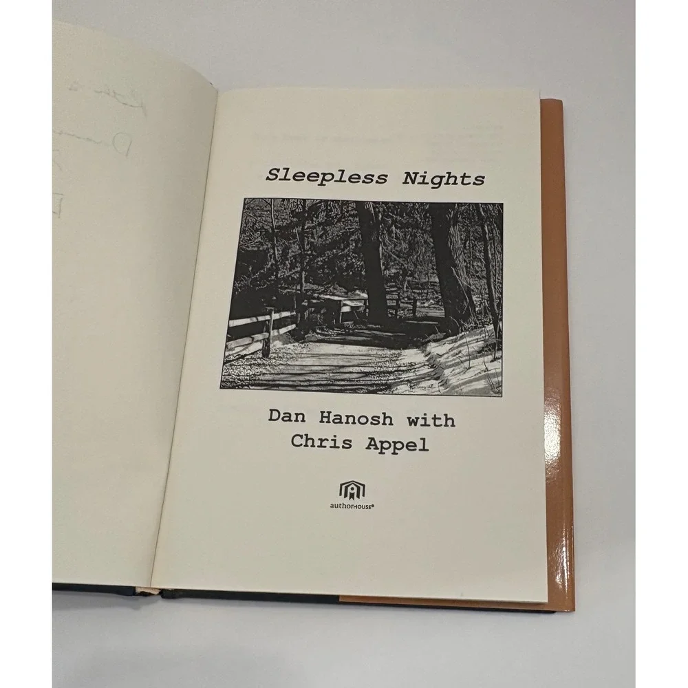 Sleepless Nights Dan Hanosh Chris Appel 2007 Signed Inscribed HC DJ Poetry